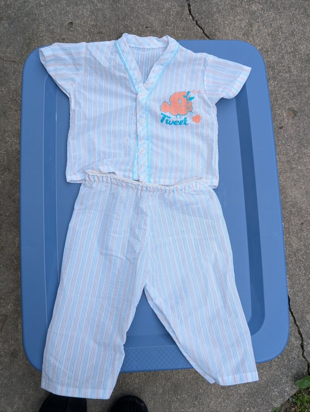 Vintage 90s JCPenney 2-Piece Pajama Set - 1T